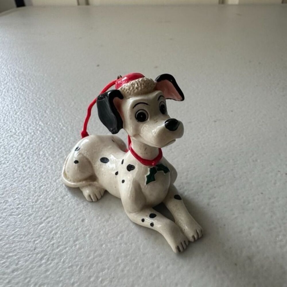 Vintage Disney 101 Dalmatians Dog Pongo Christmas Holiday Ornament